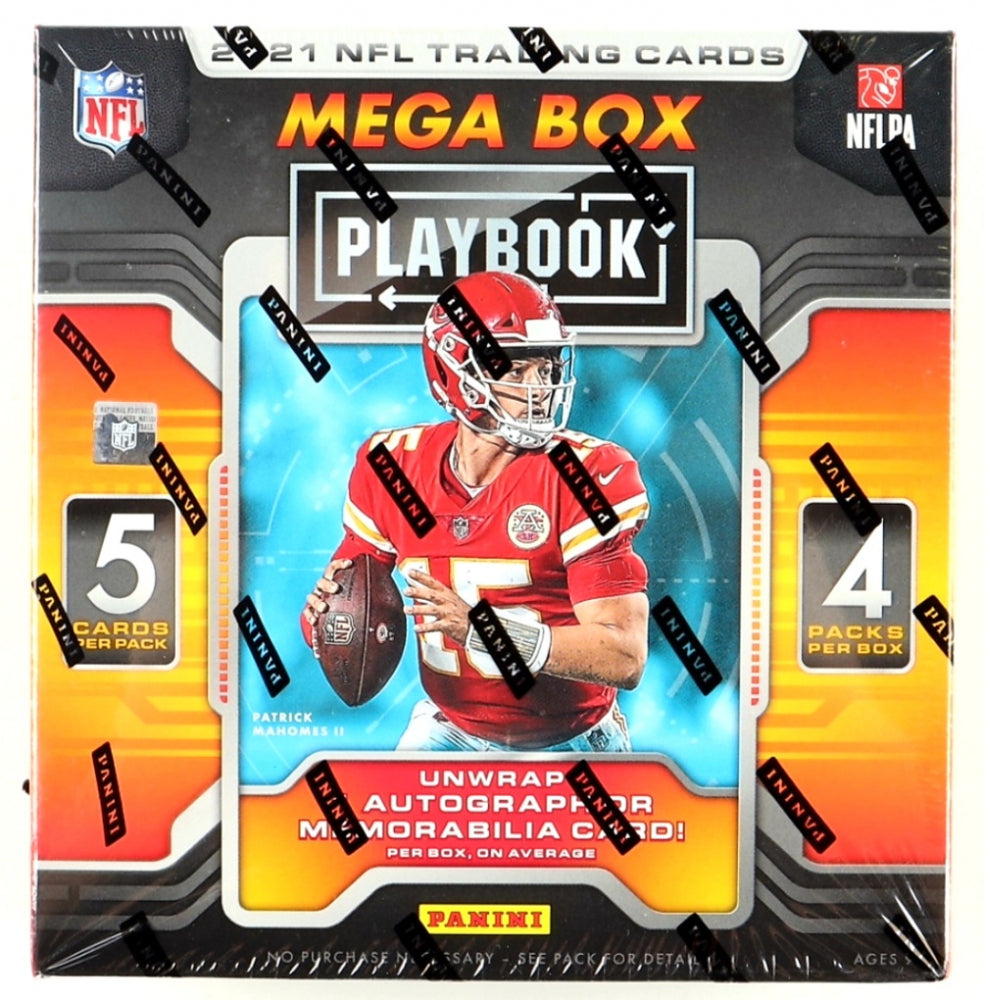 2021 Panini NFL Playbook Football Mega Box Case NEW FACTORY SEALED 20 HITS  AVG - C&S Sports and Hobby